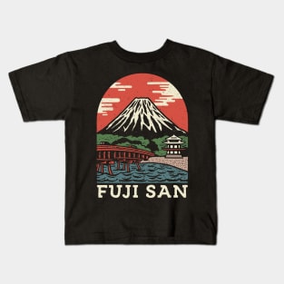 Fuji San Japan Travel Kids T-Shirt